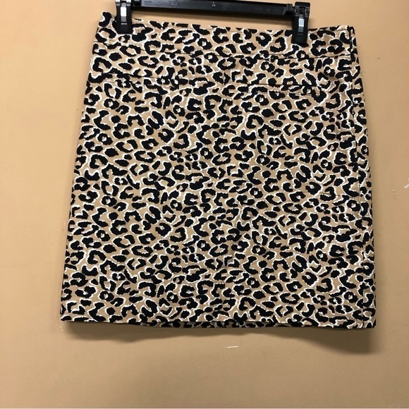 Talbots Animal Print Skirt Size 8 NWT - Picture 1 of 6